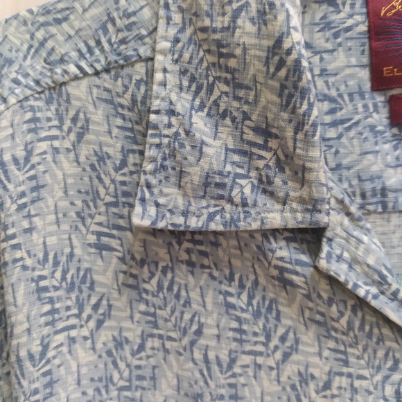 Bryon Nelson Shirt Mens Size L Eleventh Straight Silk Short Sleeve Button - Picture 6 of 12